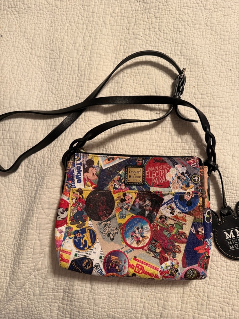 Dooney & Bourke Multicolor Disney Patchwork Crossbody Bag